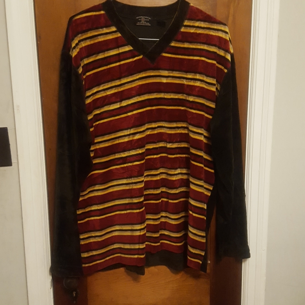 MEN'S MULTI-COLORED PULL OVER SHIRT